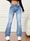 Rozkloszowane jeansy w stylu vintage ze stretchem