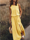 Edna - Boho modalna sukienka maxi w eleganckim stylu