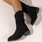 Greta - Damskie buty z mocnym, masywnym obcasem