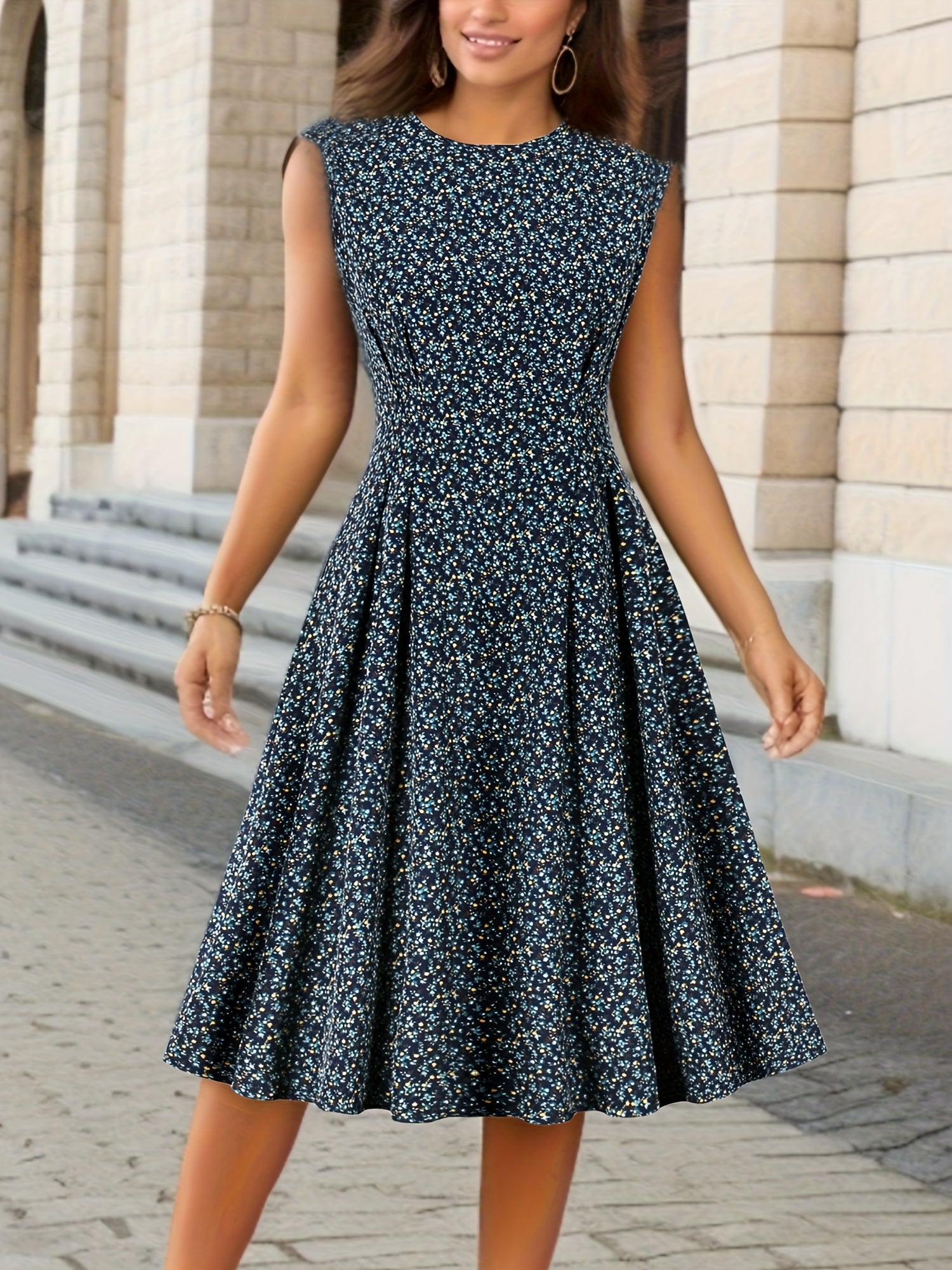 Frieda – Elegancka letnia sukienka damska