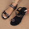 Boho Chic Women Sandals z błyszczącymi dżerstonami