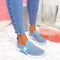 Agnieszka - Damskie Sneakersy Slip-On z Rzepem