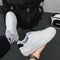 Męskie Klasyczne Sneakersy z Perforacją