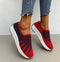 Damskie Sportowe Buty Slip-On z Siatkowym Wzorem