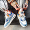 Męskie wysokie sneakersy w stylu koszykarskim