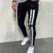 Męskie Jeansy Slim Fit z Bocznymi Paskami