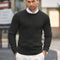 Męski sweter pod szyję z cienkiej dzianiny o kroju slim fit