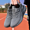 Lekkie męskie sneakersy z ozdobną podeszwą