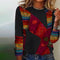 T-shirt z nadrukiem w stylu vintage w stylu boho
