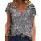 Tank top w stylu vintage z geometrycznym nadrukiem