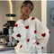 Dzianinowy sweter oversize dla kobiet