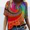 T-shirt z nadrukiem w stylu casual