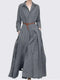 Maxi-Faltenkleid - Gloria