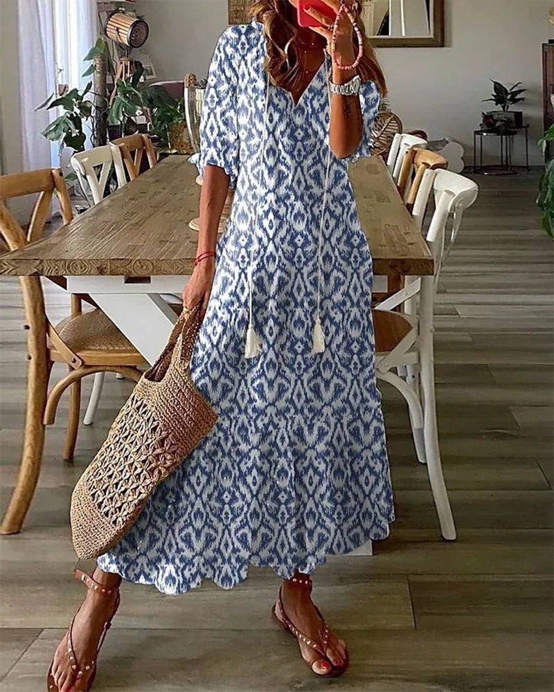 Dorota - Maxi sukienka damska