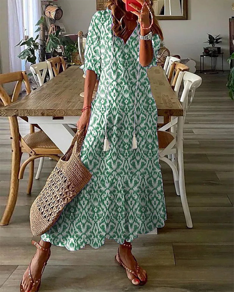 Dorota - Maxi sukienka damska