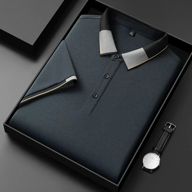 Bawełniana haftowana koszulka polo Premium Fabio™ - niezrównana elegancja i wygoda