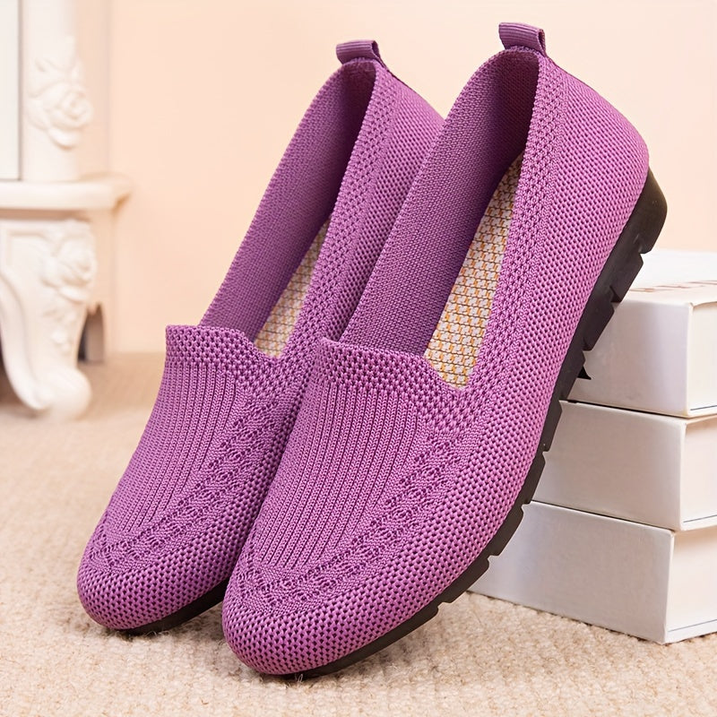 Damskie wsuwane mokasyny - lekkie i oddychające buty z siateczki