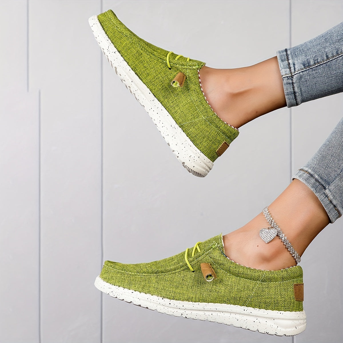 Letnie loafersy damskie - Lekkie buty wsuwane z miękką podeszwą