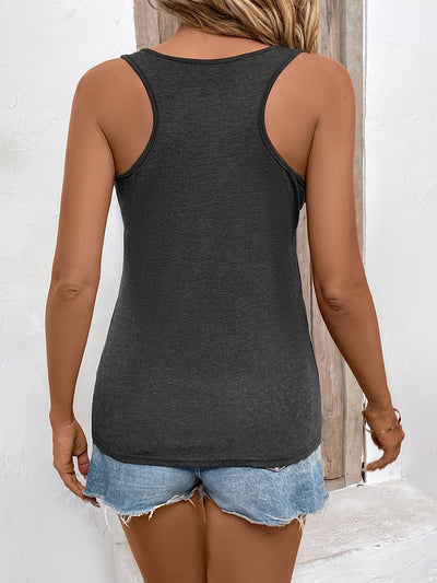 Tank top It is What It. Letni, swobodny top bez rękawów