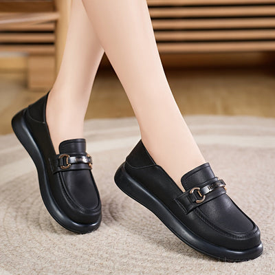 Damskie Loafer Beige - antypoślizgowe i wygodne buty wsuwane
