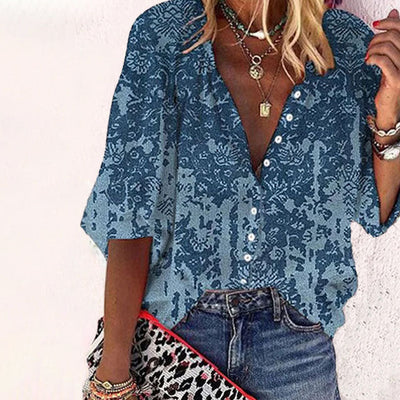 Bluzka casual w stylu vintage