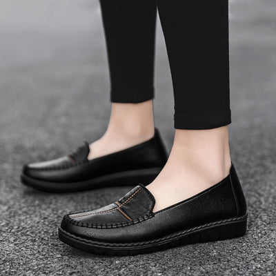 Damskie wsuwane loafersy, miękka podeszwa, antypoślizgowe płaskie buty