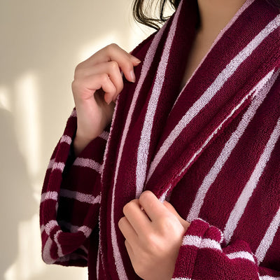 Szlafrok unisex Allure Stripe