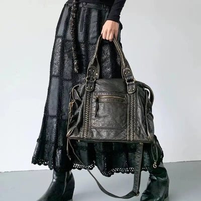 Jeoara - Skórzana torba w stylu vintage