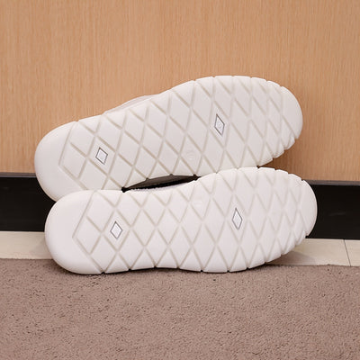 Letnie loafersy damskie - jeansowe loafersy z haftem w stokrotki