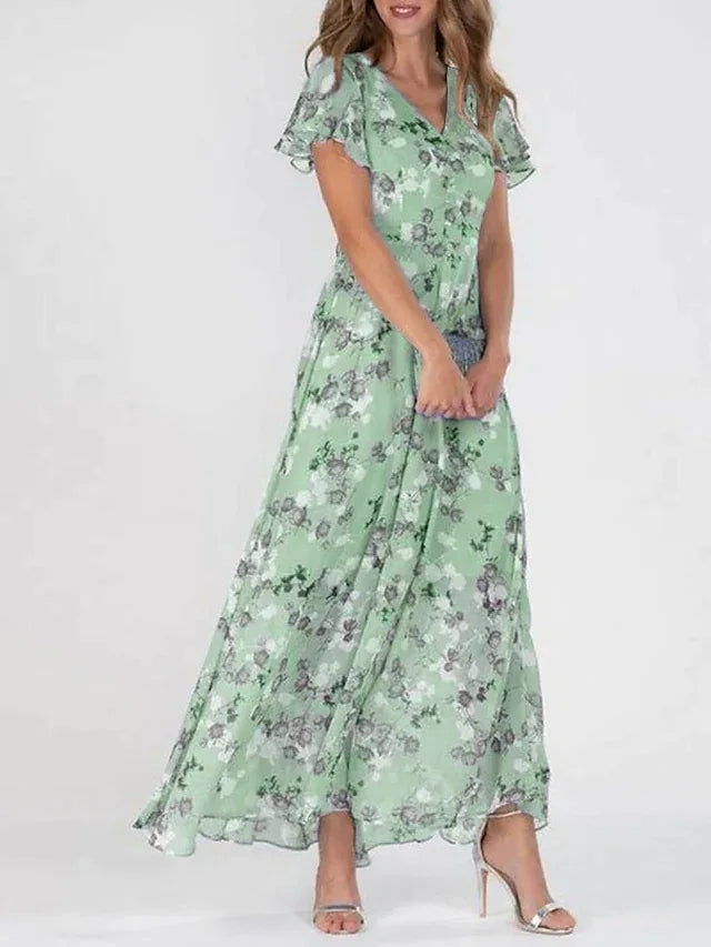 Letnia długa sukienka Daisy™ - żywe kolory zapewniają świeży i modny wygląd!