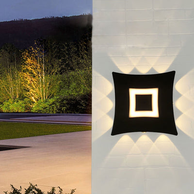 Designerska Lampa LED na Ścianę Doskonałe Oświetlenie na Patio i Płoty