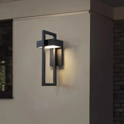 AuraBright – Nowoczesna Lampa Ścienna na Zewnątrz z Energooszczędnym LED