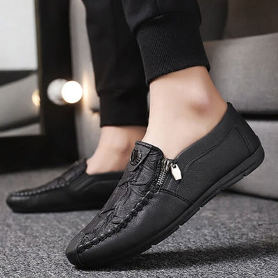 Łukasz - Wygodne Męskie Mokasyny Slip-On