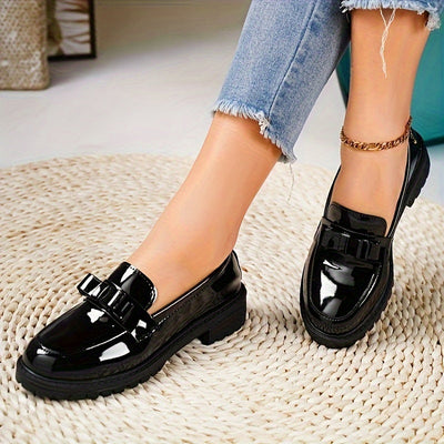 Bang Bother-Comfort, które można wygodnie z blokiem pięty, w stylu preppy