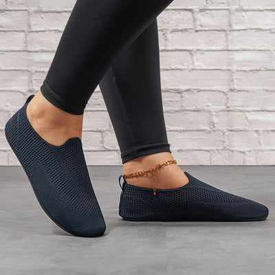 Damskie wsuwane loafersy - lekkie i wygodne buty letnie ze sztucznej skóry