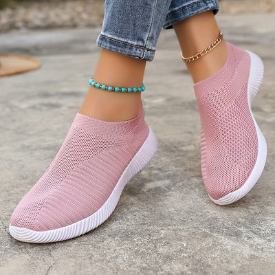 Letnie loafersy damskie - lekkie wsuwane buty casualowe z wygodną podeszwą