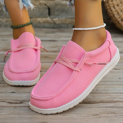 Letnie loafersy damskie - lekkie wsuwane buty casualowe z miękką podeszwą
