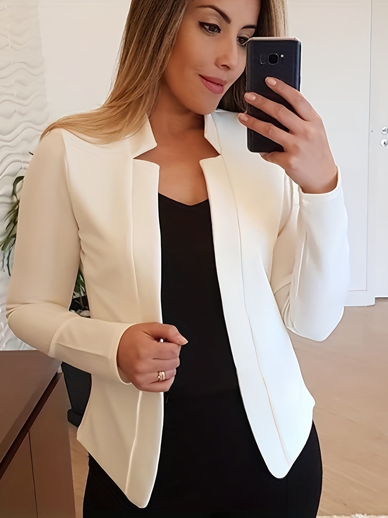 Angelina | Stylowy damski blazer z otwartym przodem