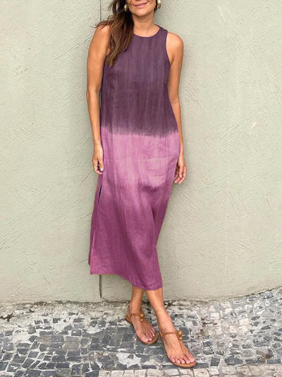 Elena™ - Elegancka sukienka z modnym nadrukiem