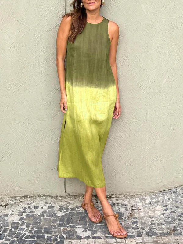 Elena™ - Elegancka sukienka z modnym nadrukiem