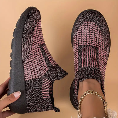 Lekkie sneakersy z dzianiny do noszenia na co dzień