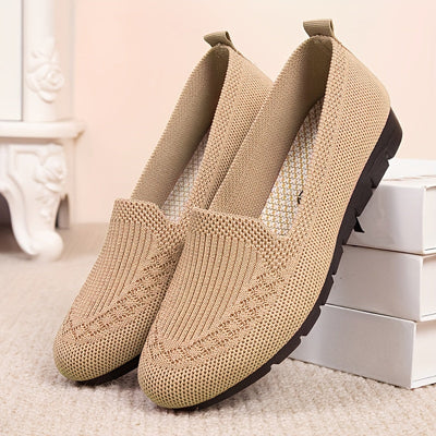 Damskie wsuwane mokasyny - lekkie i oddychające buty z siateczki