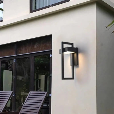 AuraBright – Nowoczesna Lampa Ścienna na Zewnątrz z Energooszczędnym LED
