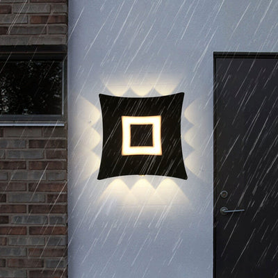 Designerska Lampa LED na Ścianę Doskonałe Oświetlenie na Patio i Płoty