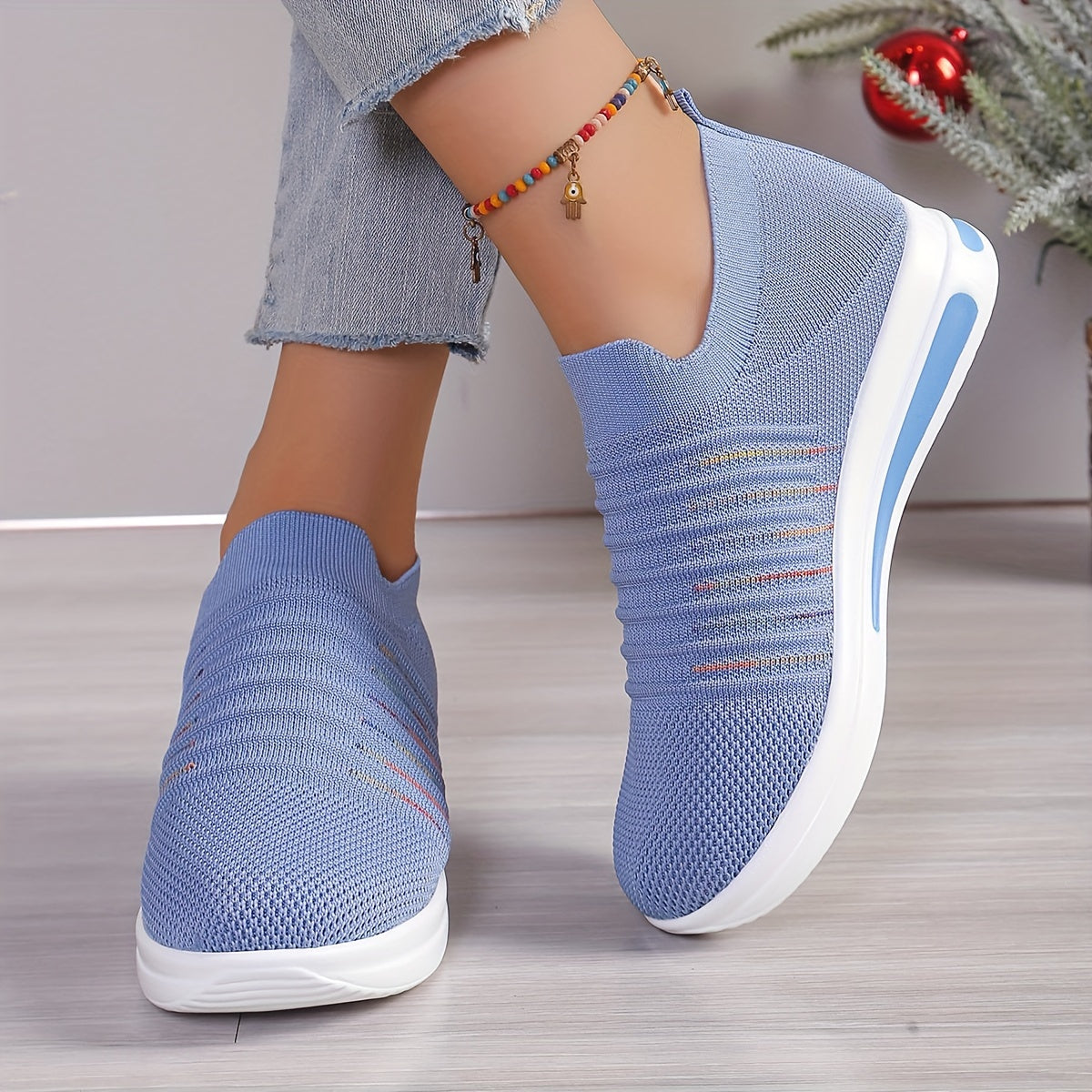 Letnie loafersy damskie - oddychające, lekkie buty wsuwane z odkrytymi palcami