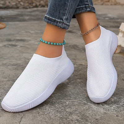 Letnie loafersy damskie - lekkie wsuwane buty casualowe z wygodną podeszwą