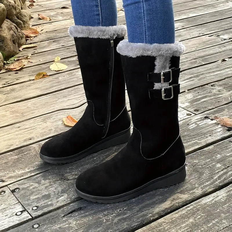 Jocia - Stylowe i wygodne buty turystyczne z podszewką ze sztucznego futra