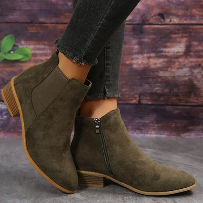 Krótkie, sznurowane buty na co dzień ze sztucznej skóry