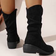 Greta - Damskie buty z mocnym, masywnym obcasem
