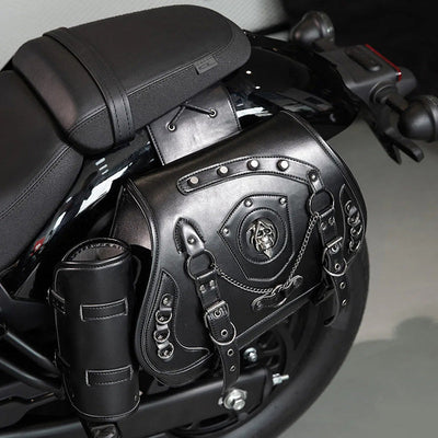Torba motocyklowa Czaszka Steampunk